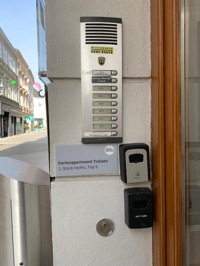 Air-Conditioned, Quiet Apartment - Center Of Sankt Poelten - Smart Tv Exteriör bild